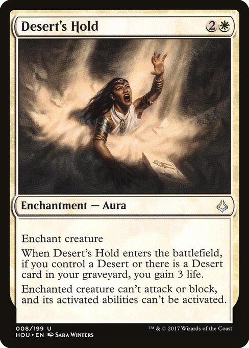Desert's Hold - Hour of Devastation Magic card