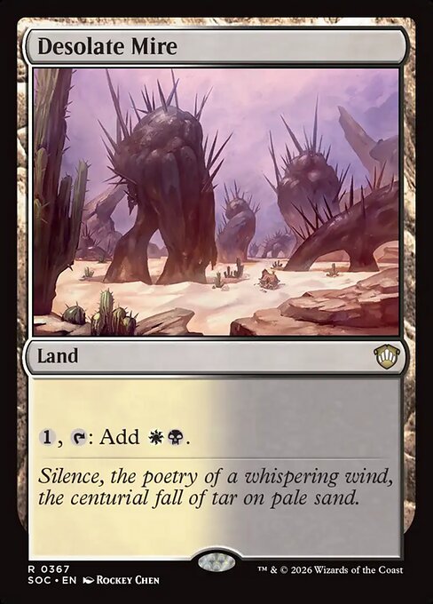 Desolate Mire - Secrets of Strixhaven Commander Magic card