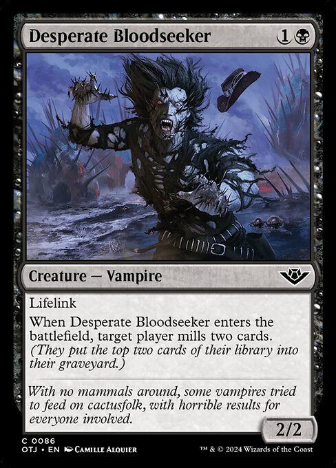 Desperate Bloodseeker - Outlaws of Thunder Junction Magic card