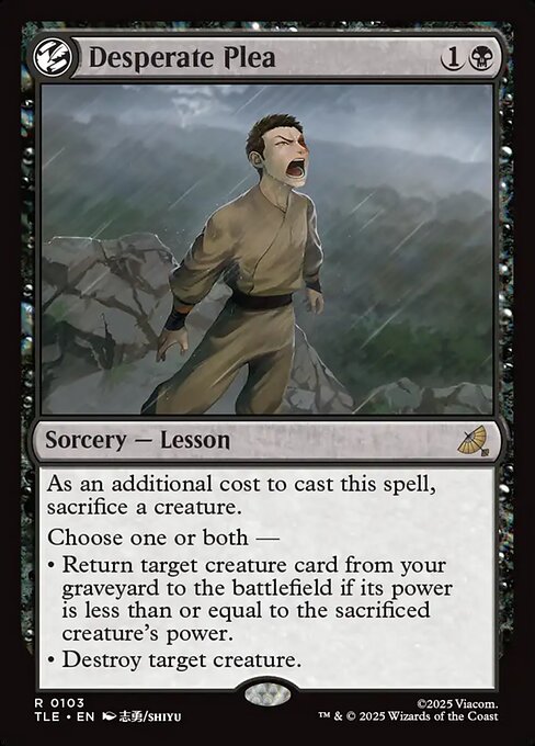 Desperate Plea - Avatar: The Last Airbender Eternal Magic card
