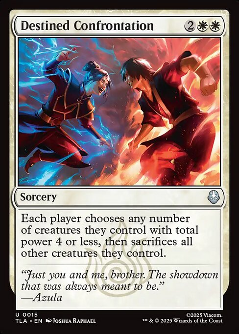 Destined Confrontation - Avatar: The Last Airbender Magic card