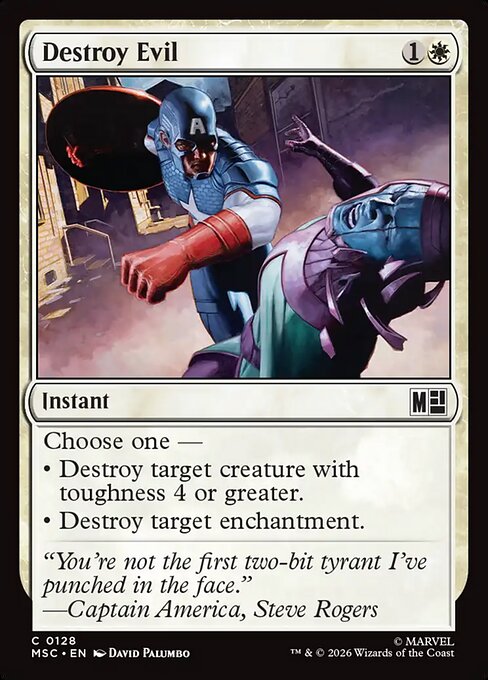 Destroy Evil - Marvel Super Heroes Commander Magic card