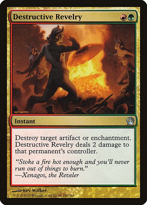 Destructive Revelry - Theros Magic card