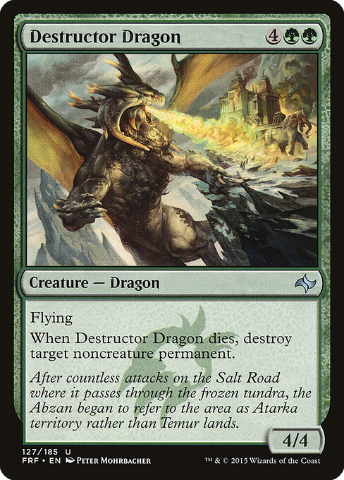 Destructor Dragon - Fate Reforged Magic card