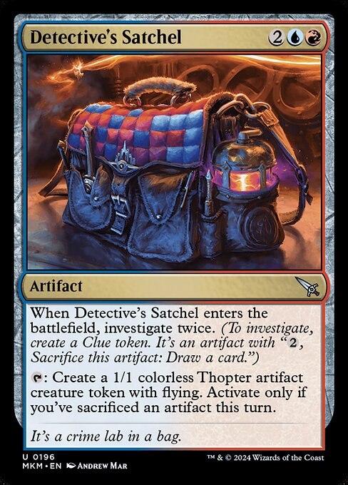 Detective's Satchel - Murders at Karlov Manor Magic card