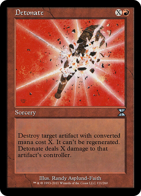 Detonate - Masters Edition IV Magic card