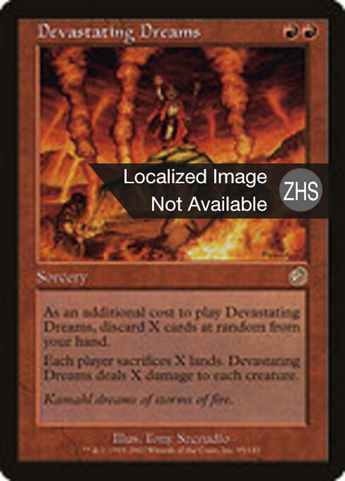 Devastating Dreams - Torment (#95) - Illustrated by Tony Szczudlo - Magic: The Gathering Card