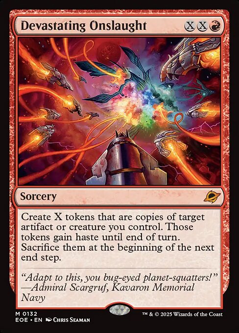Devastating Onslaught - Edge of Eternities Magic card