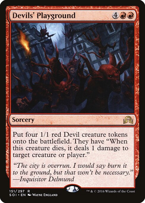 Devils' Playground - Shadows over Innistrad Magic card