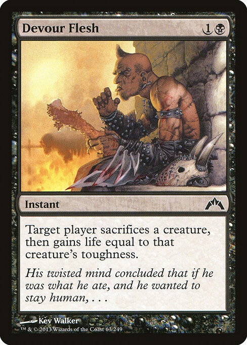 Devour Flesh - Gatecrash Magic card