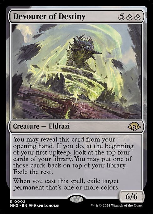 Devourer of Destiny - Modern Horizons 3 Magic card