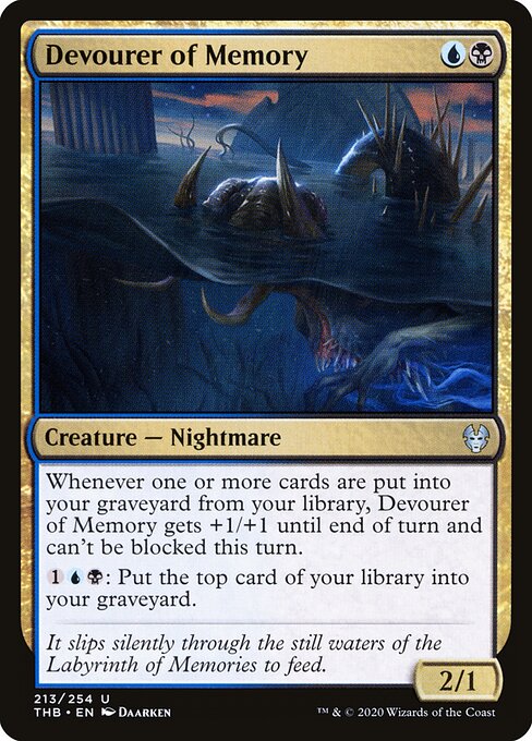 Devourer of Memory - Theros Beyond Death Magic card