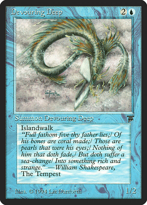 Devouring Deep - Legends Magic card