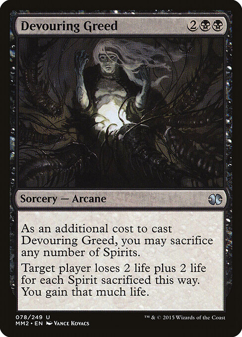 Devouring Greed - Modern Masters 2015 Magic card