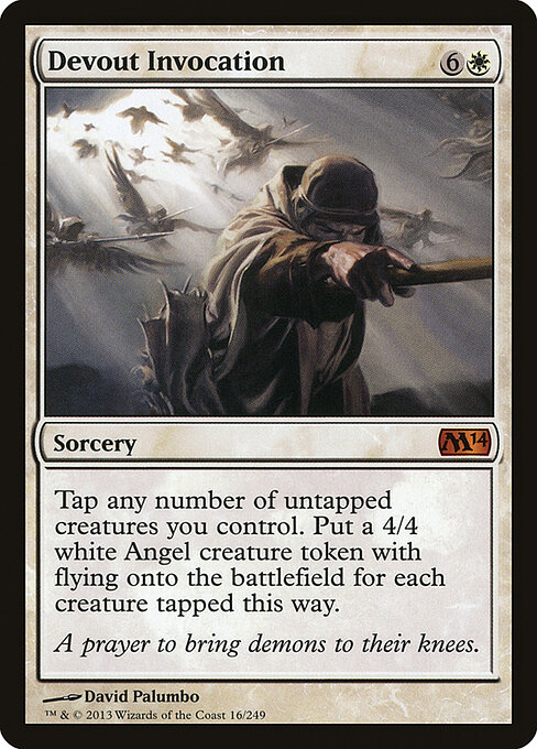 Devout Invocation - Magic 2014 Magic card