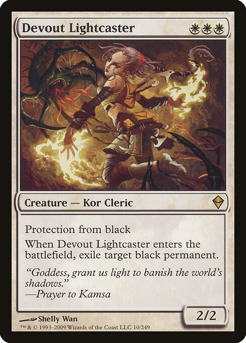 Devout Lightcaster - Zendikar Magic card