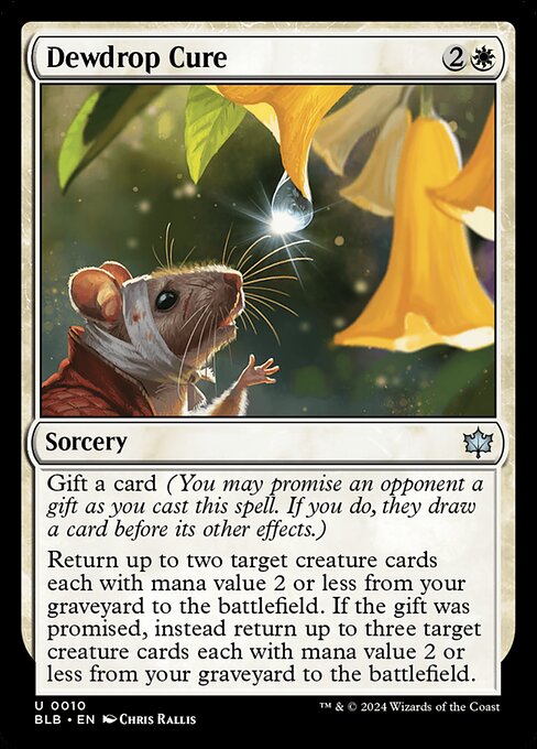 Dewdrop Cure - Bloomburrow Magic card