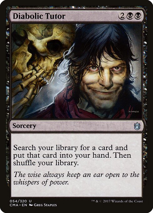 Diabolic Tutor - Commander Anthology Magic card