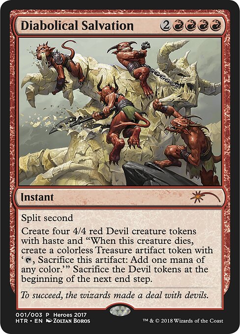 Diabolical Salvation - 2017 Heroes of the Realm Magic card