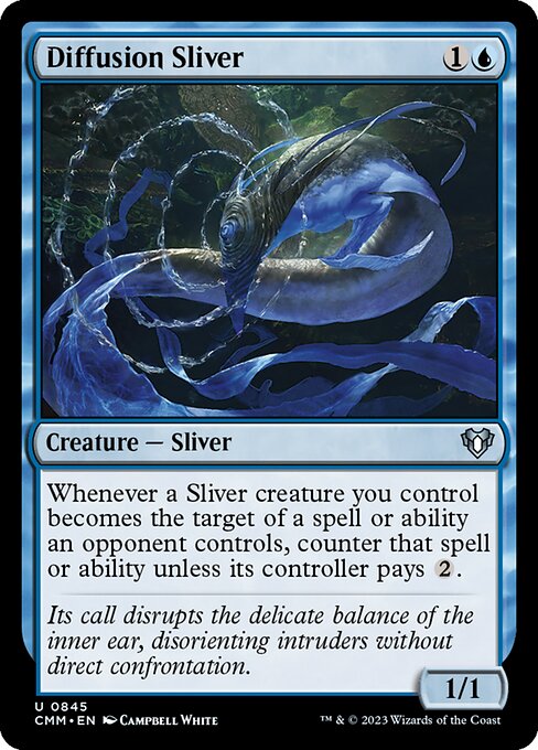 Diffusion Sliver - Commander Masters Magic card