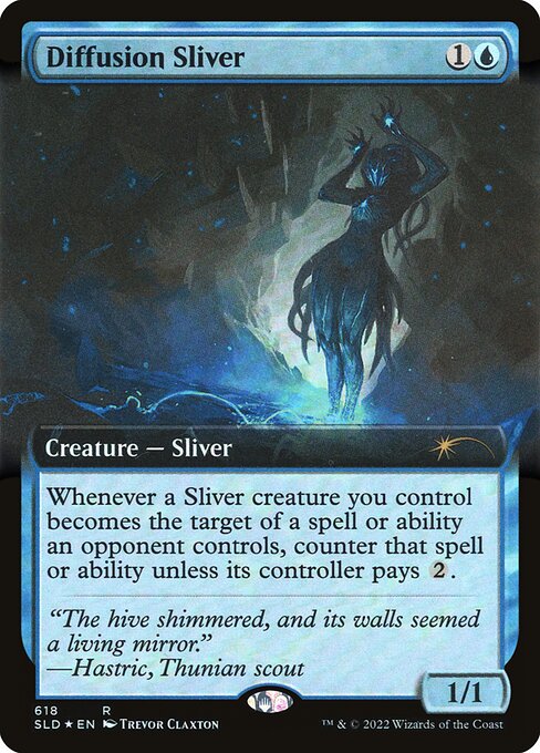 Рассеивающая Щепка (Diffusion Sliver) - Magic 2015 (#50) - Illustrated by Trevor Claxton - Magic: The Gathering Card