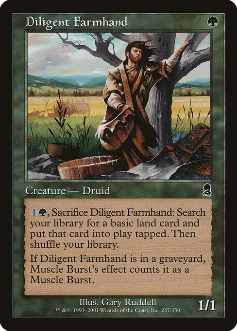 Diligent Farmhand - Odyssey Magic card