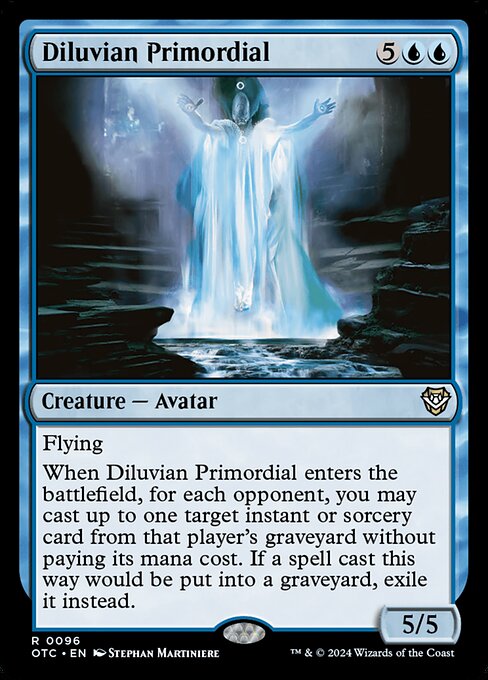 Diluvian Primordial - Outlaws of Thunder Junction Commander Magic card