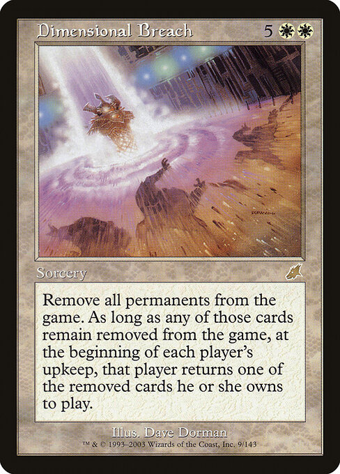 Dimensional Breach - Scourge Magic card