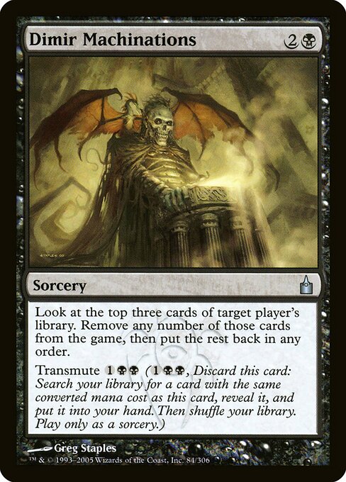 Dimir Machinations - Ravnica: City of Guilds Magic card