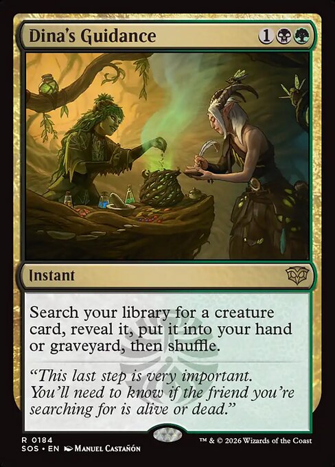 Dina's Guidance - Secrets of Strixhaven Magic card