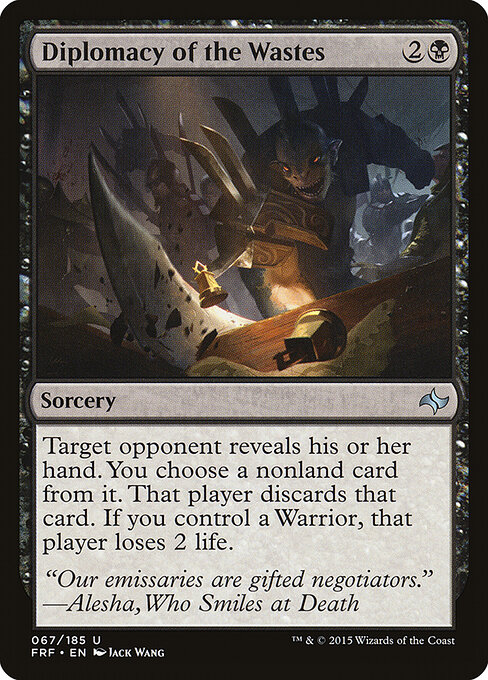 Diplomacy of the Wastes - Fate Reforged Magic card