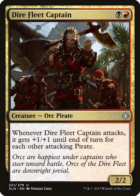 Dire Fleet Captain - Ixalan Magic card