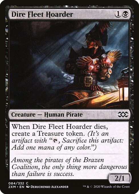 Dire Fleet Hoarder - Double Masters Magic card