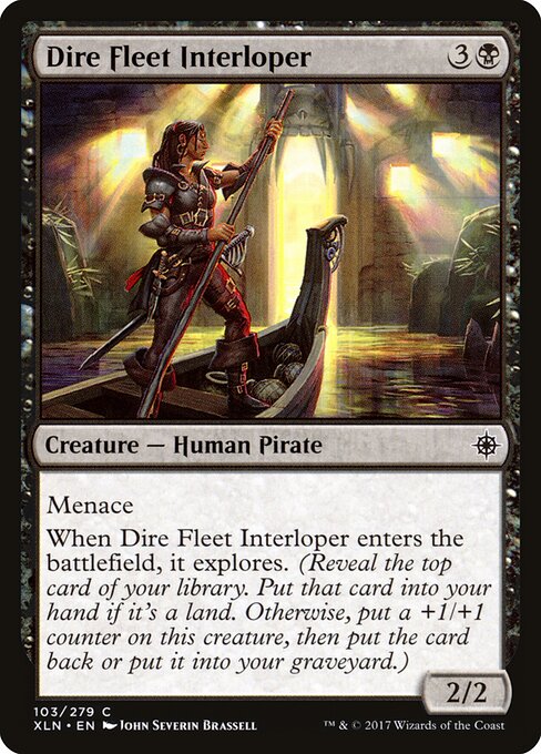 Dire Fleet Interloper - Ixalan Magic card