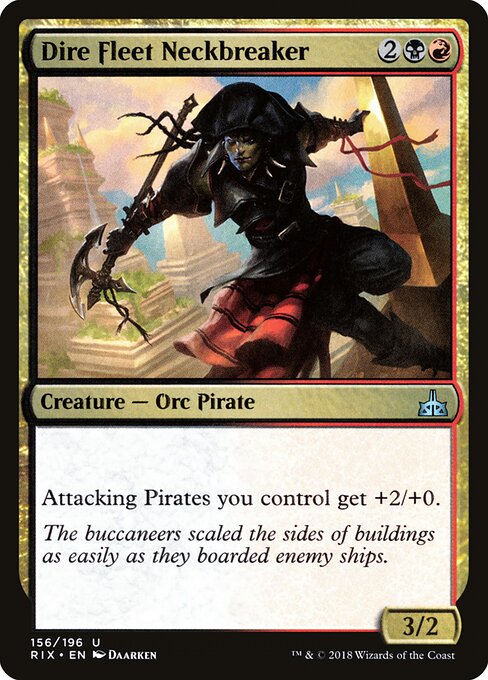 Dire Fleet Neckbreaker - Rivals of Ixalan Magic card