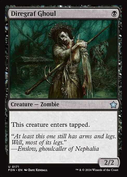Diregraf Ghoul - Foundations Magic card