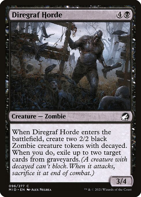 Diregraf Horde - Innistrad: Midnight Hunt Magic card