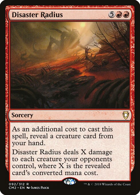 Disaster Radius - Commander Anthology Volume II Magic card