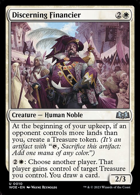 Discerning Financier - Wilds of Eldraine Magic card