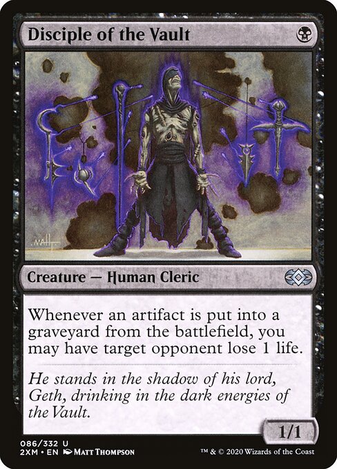 Disciple of the Vault - Double Masters Magic card