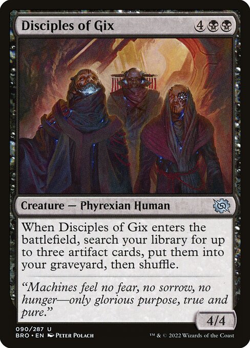 Disciples of Gix - The Brothers' War Magic card