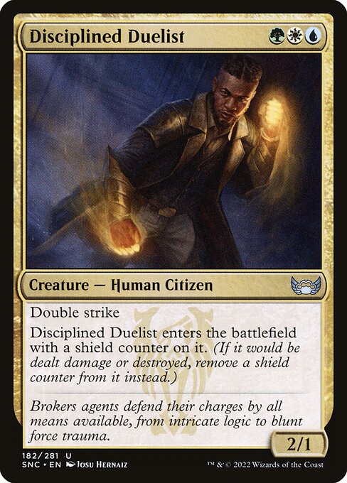 Disciplined Duelist - Streets of New Capenna Magic card