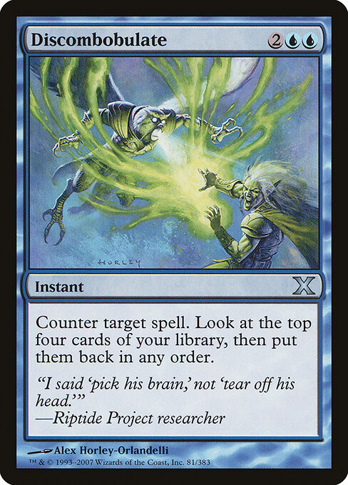 Discombobulate - Tenth Edition Magic card