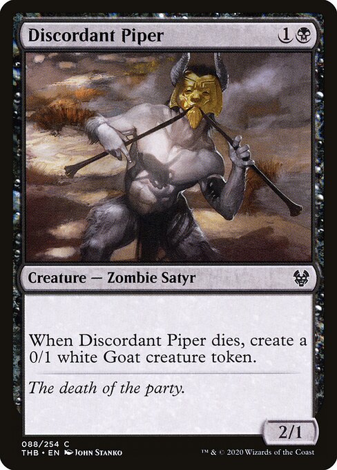 Discordant Piper - Theros Beyond Death Magic card