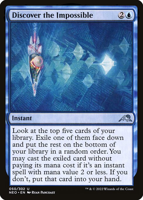 Discover the Impossible - Kamigawa: Neon Dynasty Magic card