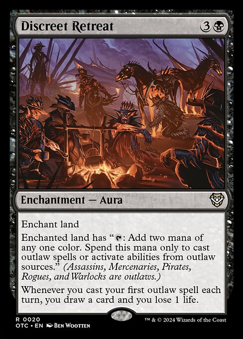 Discreet Retreat - Outlaws of Thunder Junction Commander Magic card