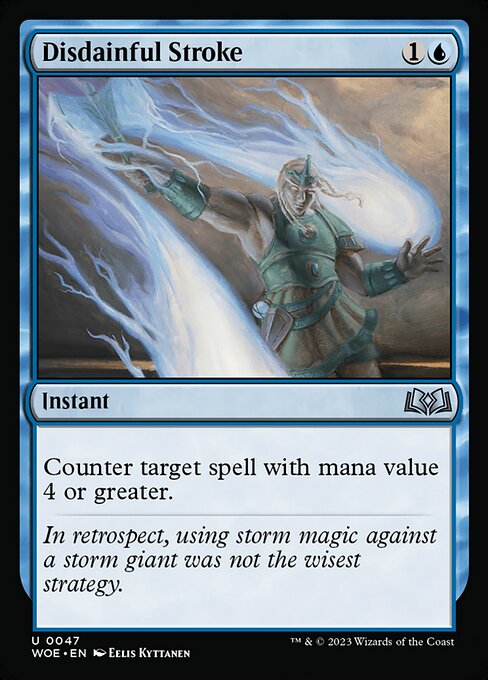 Disdainful Stroke - Wilds of Eldraine Magic card