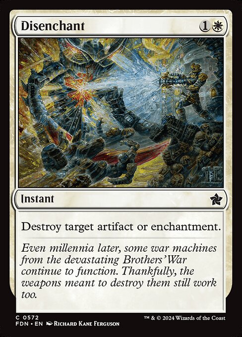 Disenchant - Foundations Magic card