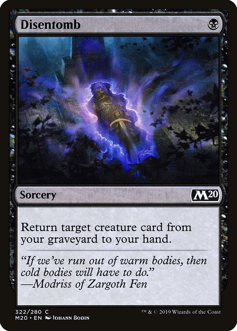Disentomb - Core Set 2020 Magic card