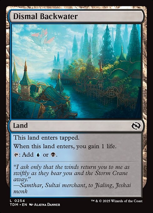 Dismal Backwater - Tarkir: Dragonstorm Magic card